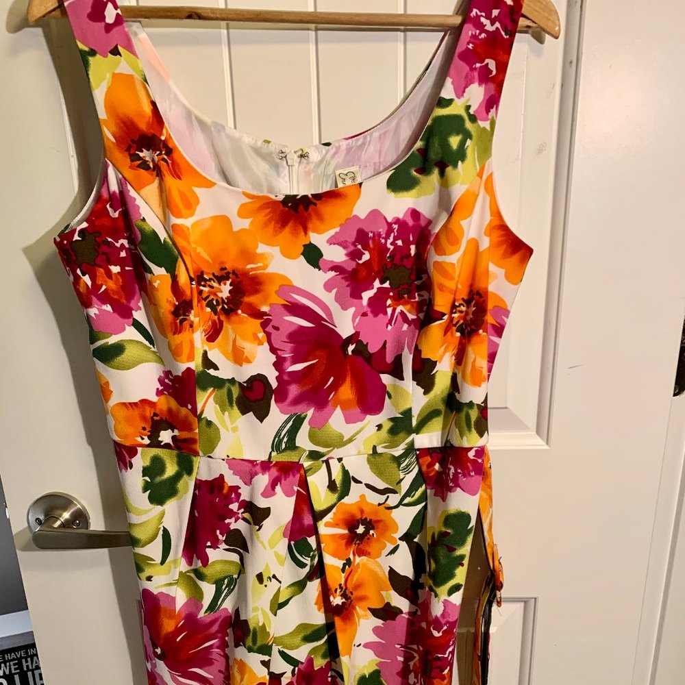 Cocktail Print Flower Dress